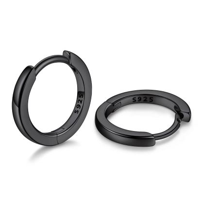 Créoles Huggie en Argent 925 – Cadeau pour Homme