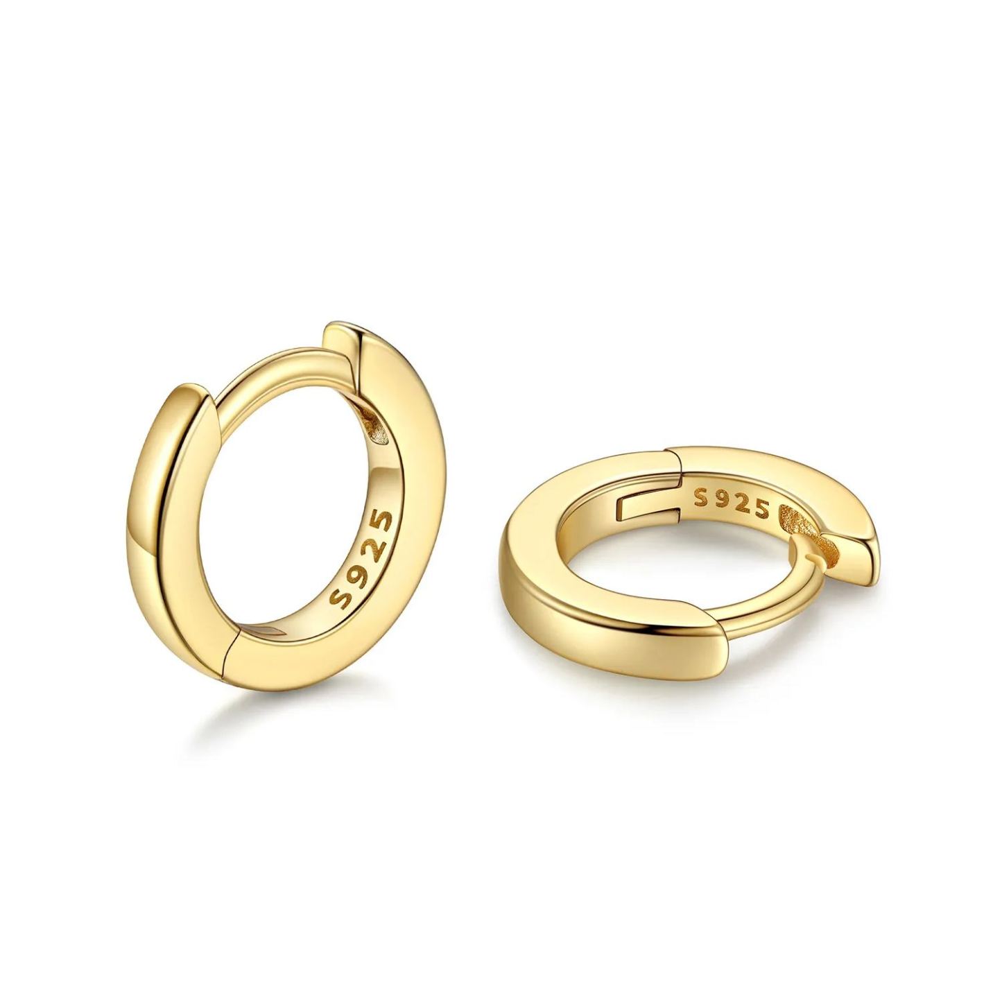 Créoles Huggie en Argent 925 – Boucles Cartilage Tendance