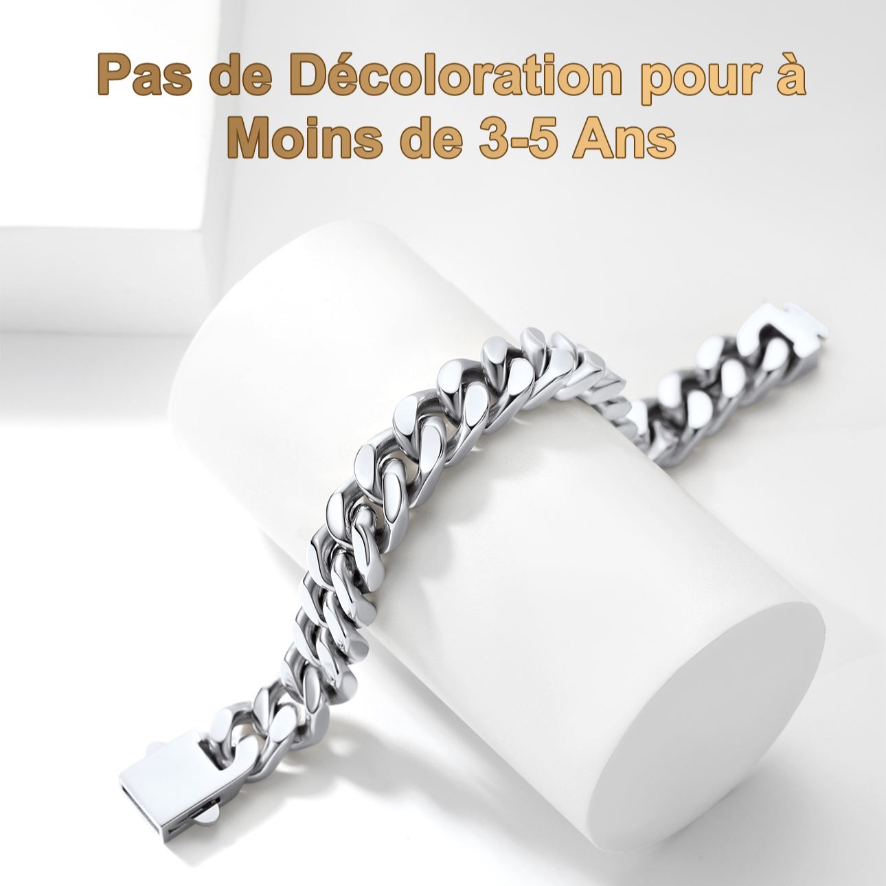 Bracelet Chaîne Cuban Personnalisé pour Homme