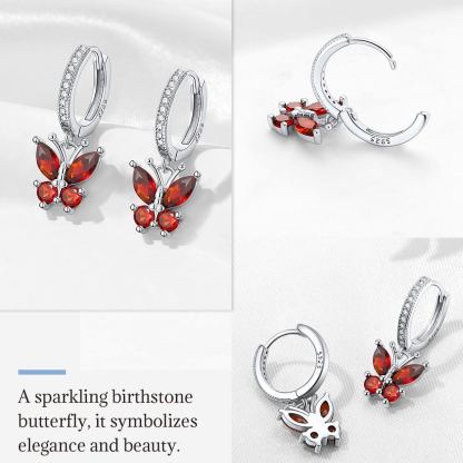 Créoles Papillon en Argent 925