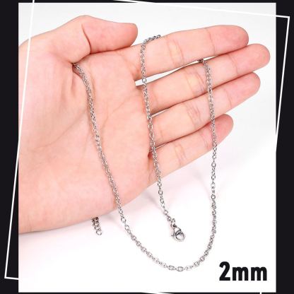 Collier Rolo 2 mm | Chaîne Homme & Femme 