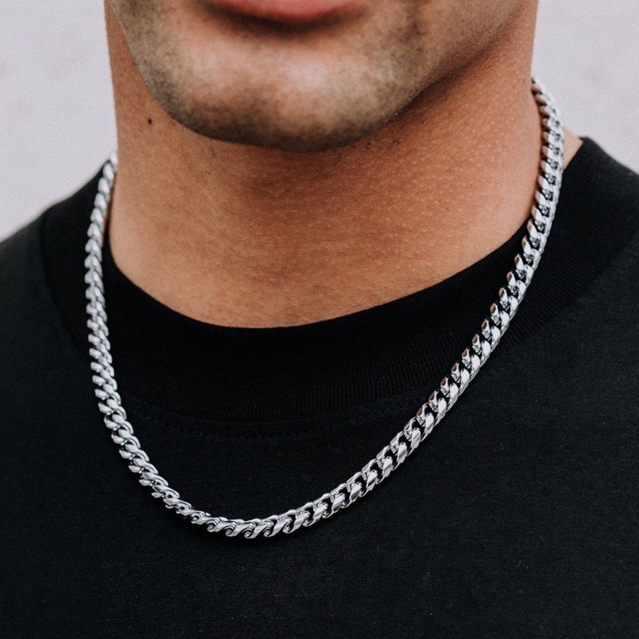 Chaîne Homme Cubaine Miami | Cadeau pour Papa