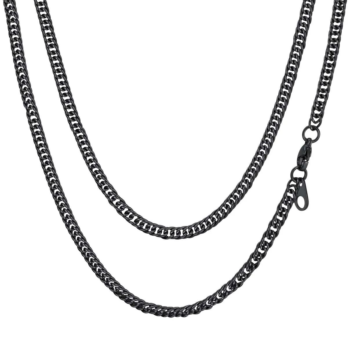 Collier Chaîne Cubaine Homme Femme en Acier Inox