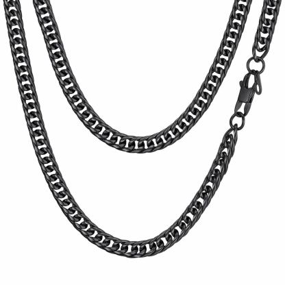 Collier Chaîne Cubaine Homme Femme en Acier Inox