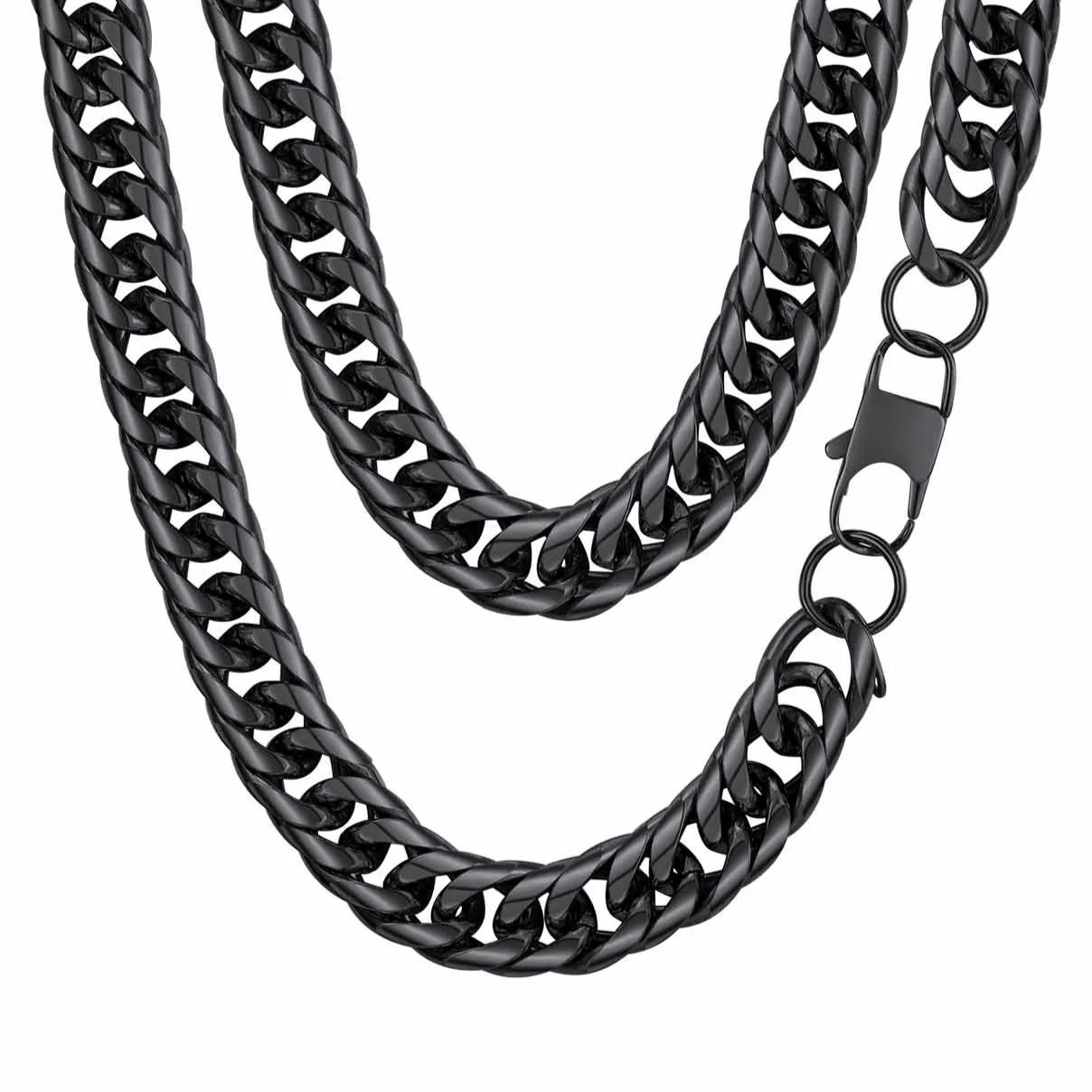 Collier Chaîne Cubaine Homme Femme en Acier Inox