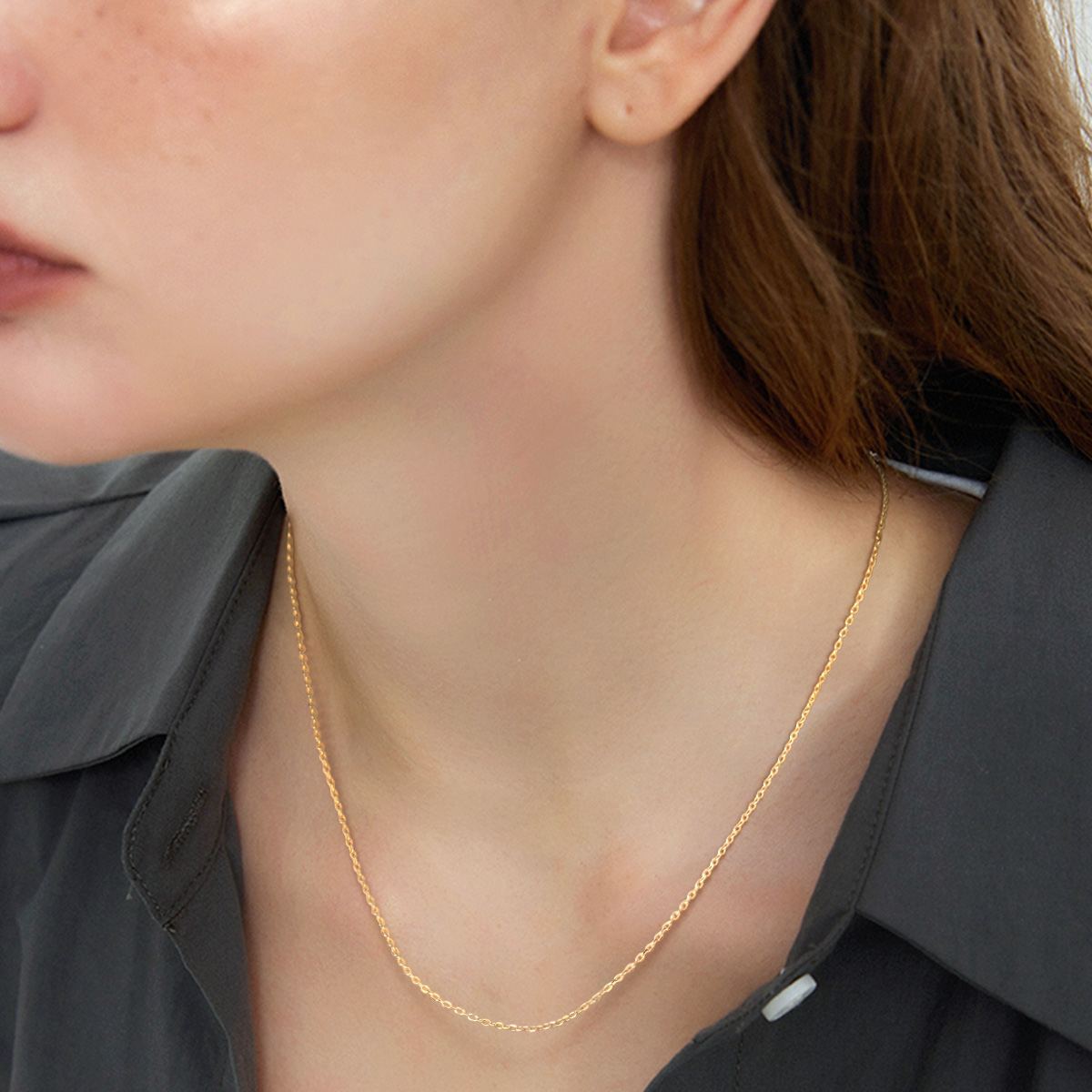 Collier Rolo Chaîne Femme en Or