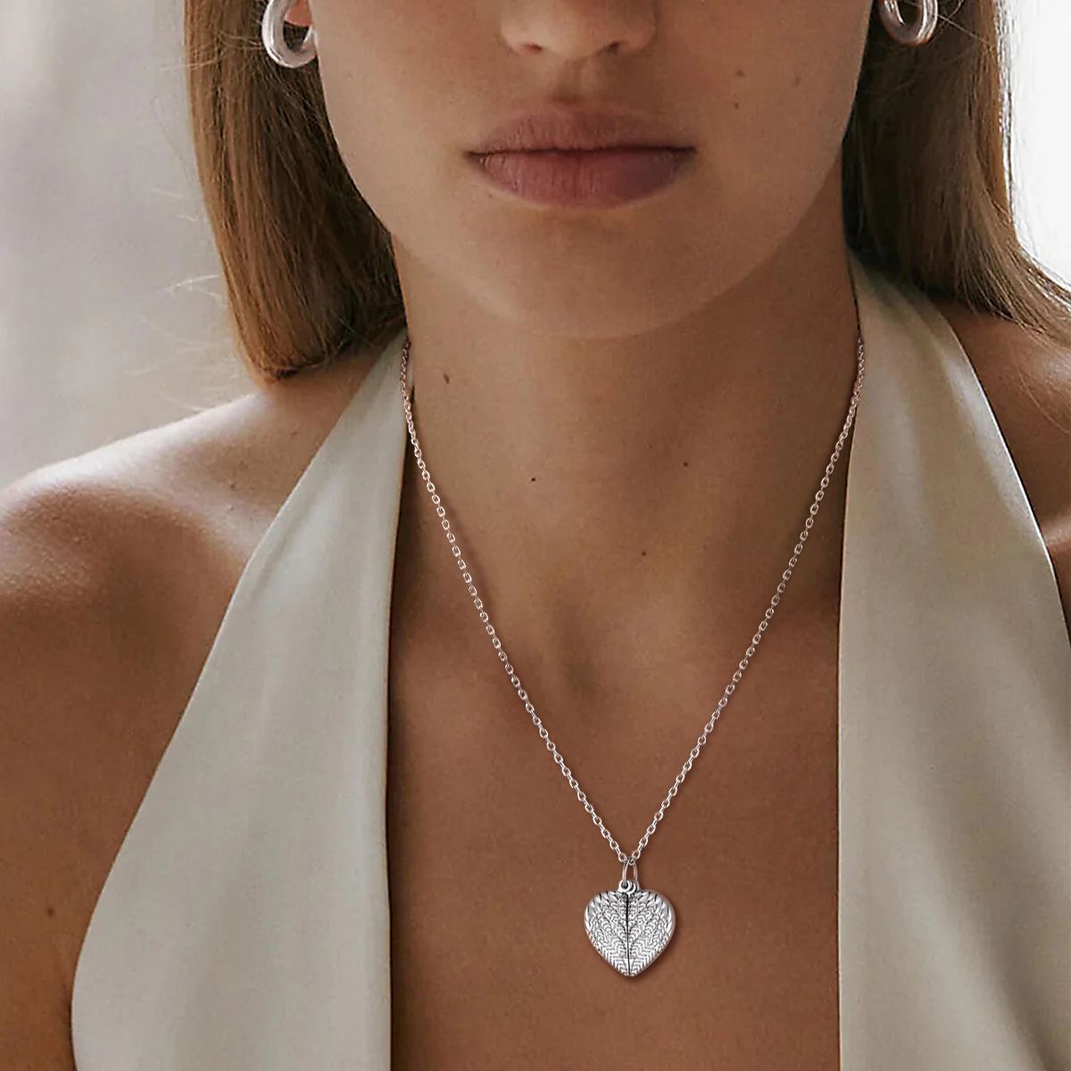 Collier Médaillon Cœur Personnalisé 