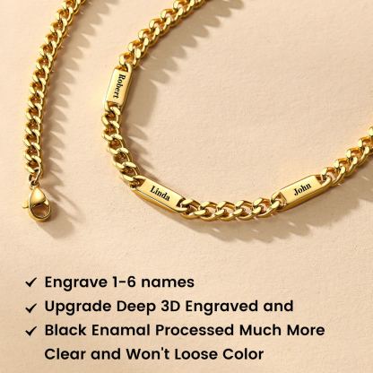 Collier Prénoms Homme détail