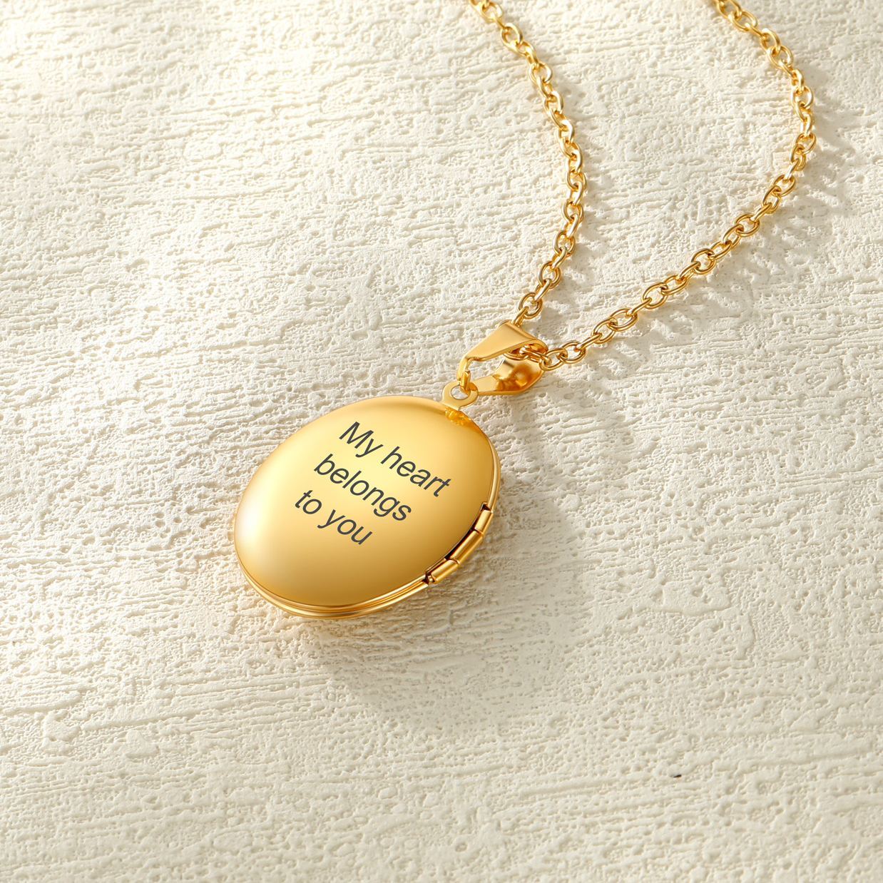 Collier Médaillon Ovale avec Photo 