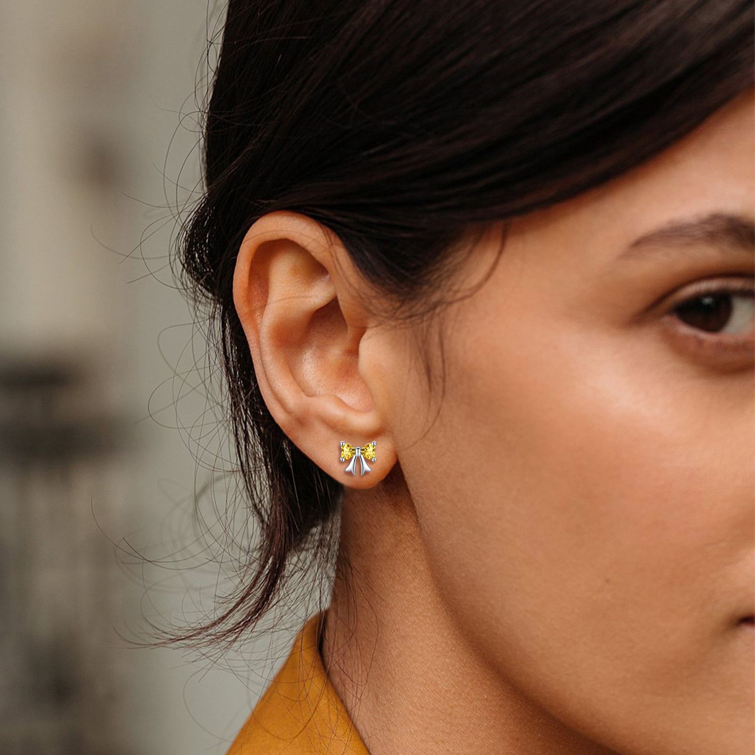 Clous d’oreilles Argent 925 Nœud