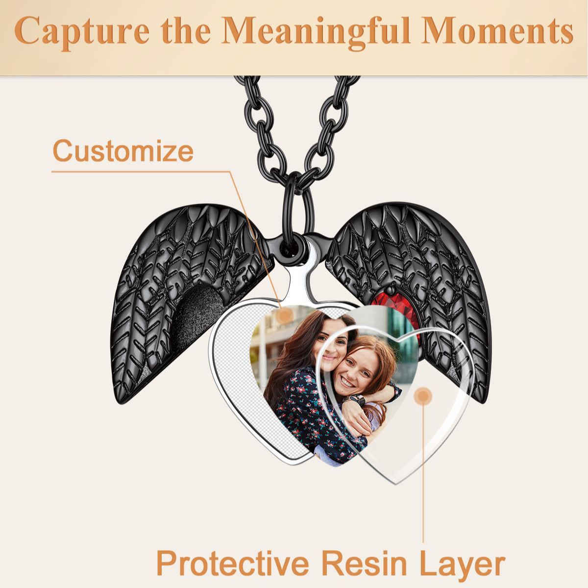 Collier Médaillon Cœur Personnalisé 