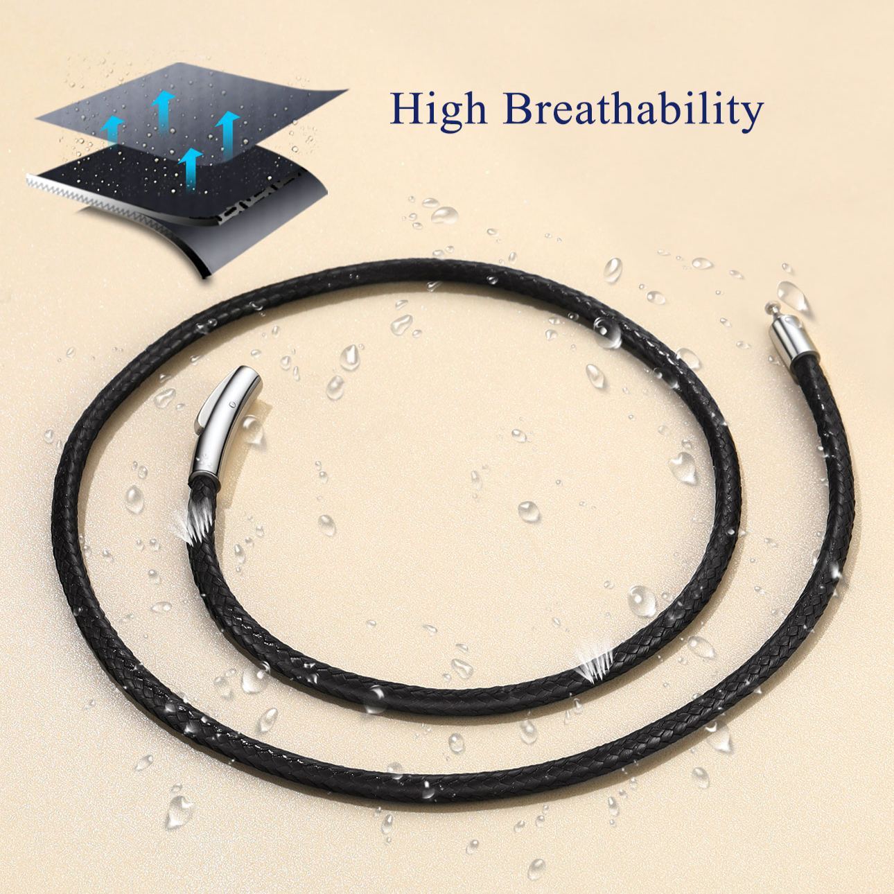 Collier Cuir durable