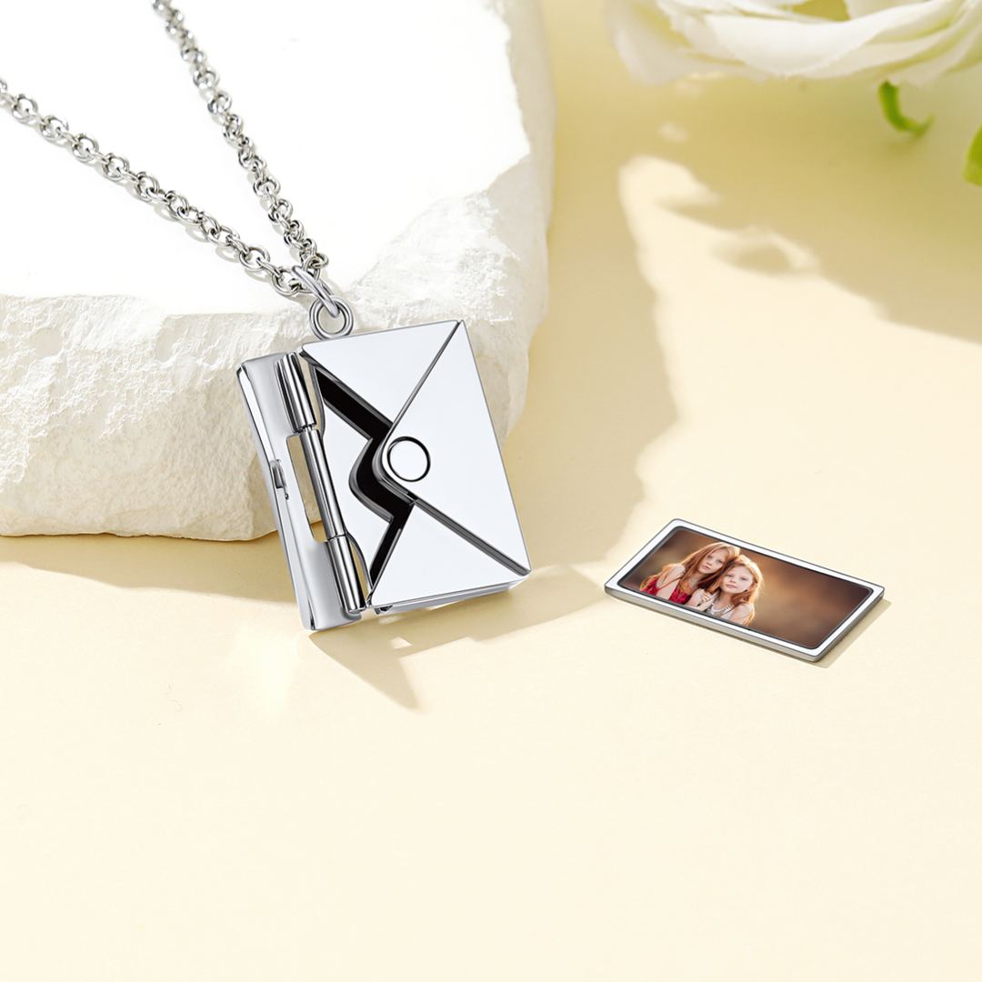 Collier Enveloppe Personnalisé avec Photo 