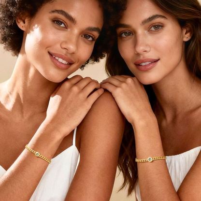 Bracelet Personnalisé Projection Photo pour Femme