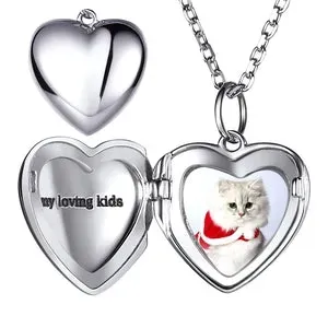 Collier Médaillon Personnalisé avec Photos pour Femmes