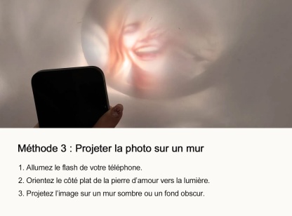 Collier Photo Projection Pendentif Personnalisé en Argent 925