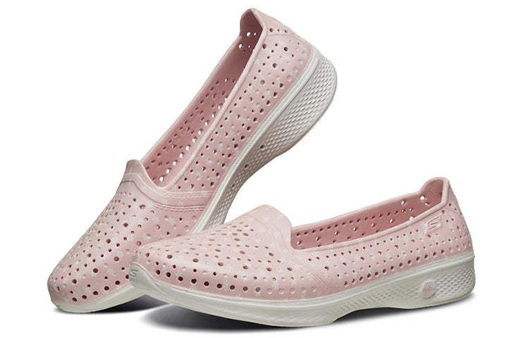 (WMNS) skecttghers H2 Go Low-Top Slip-on Shoes Pink/Red 14697-PKW