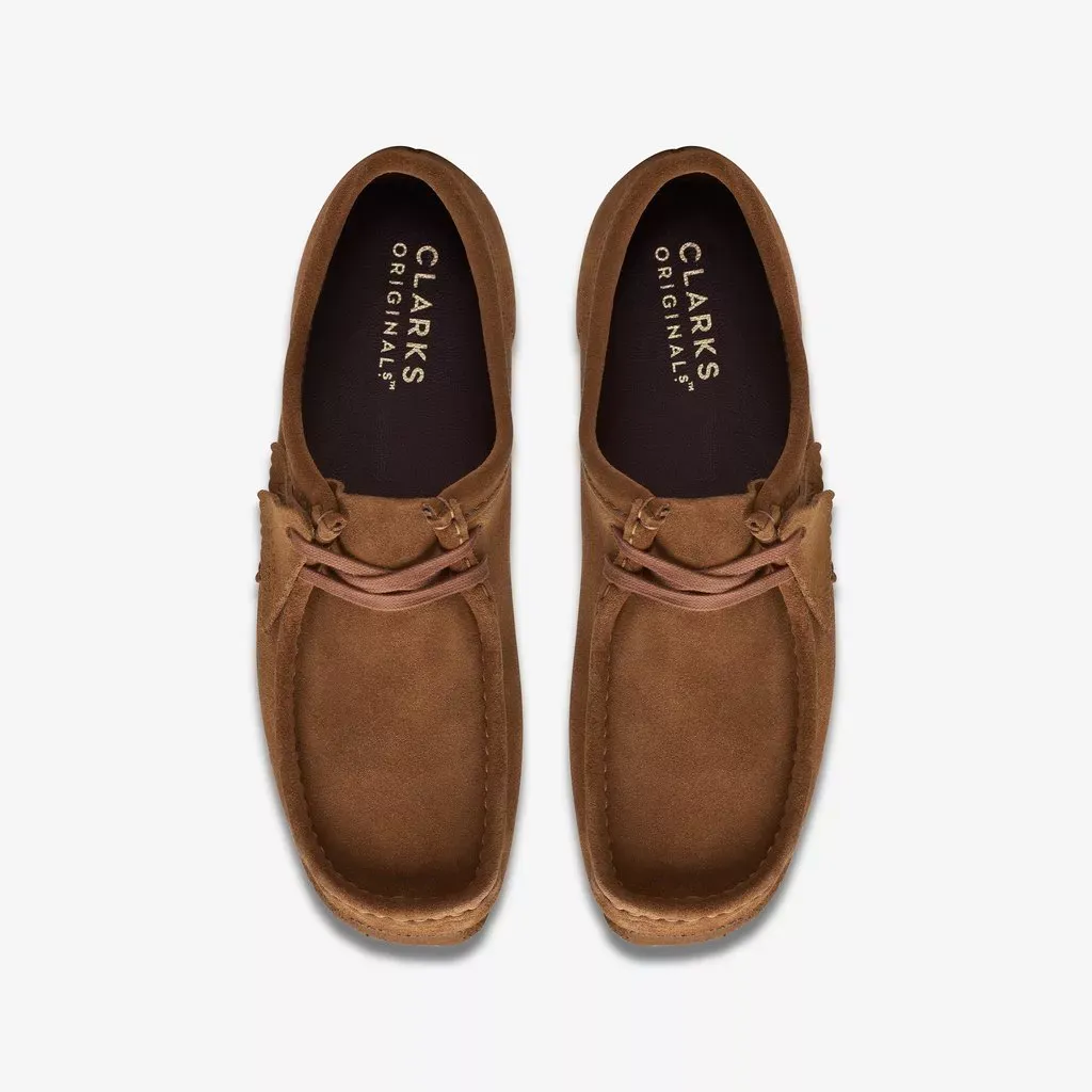 WALLABEE PALE LIME SUEDE