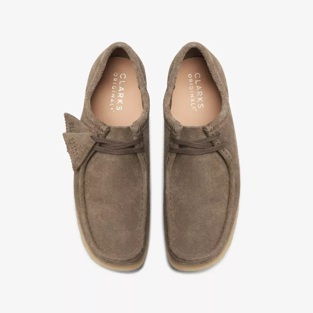 WALLABEE PALE LIME SUEDE