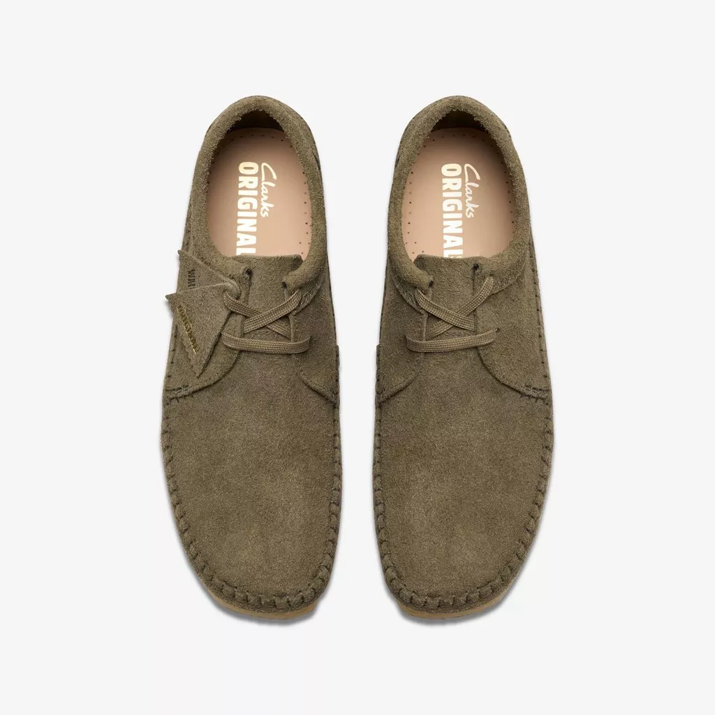 WEAVER OLIVE SUEDE