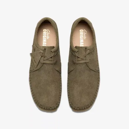 WEAVER OLIVE SUEDE