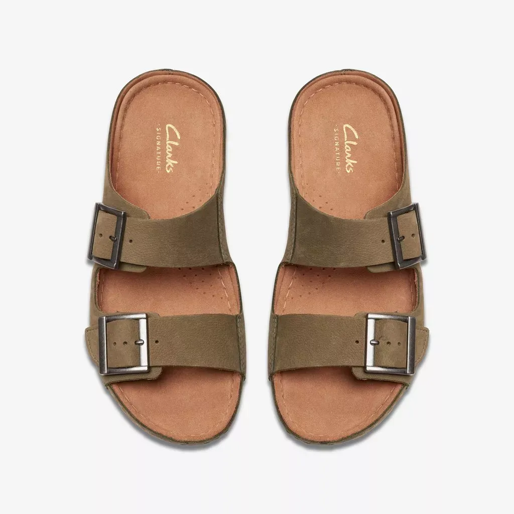 BROOKLEIGH SUN OLIVE NUBUCK