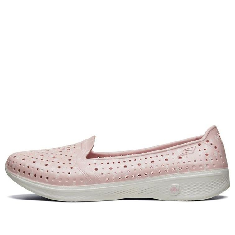 (WMNS) skecttghers H2 Go Low-Top Slip-on Shoes Pink/Red 14697-PKW