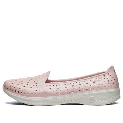 (WMNS) skecttghers H2 Go Low-Top Slip-on Shoes Pink/Red 14697-PKW