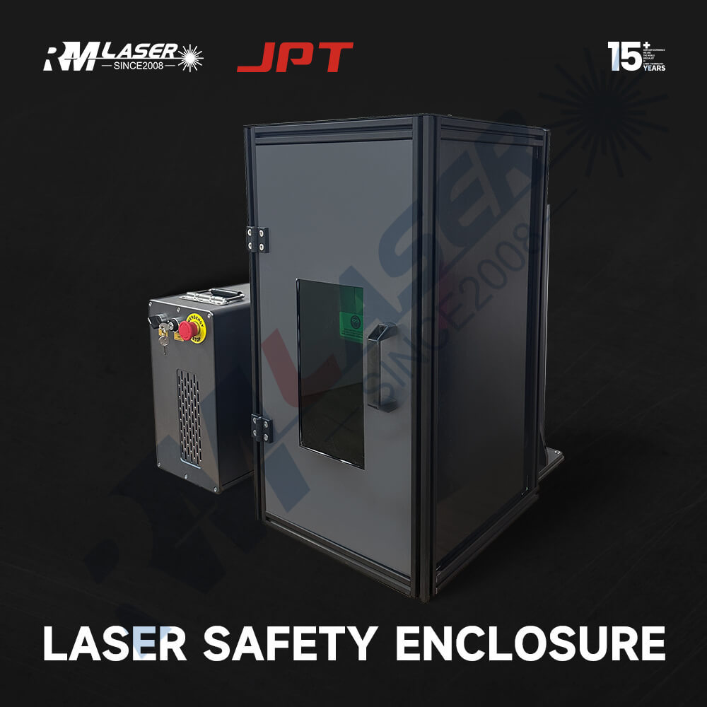 RMlaser 60W Split JPT MOPA Fiber Laser Marking Machine With 6.9" x 6.9" Working Area