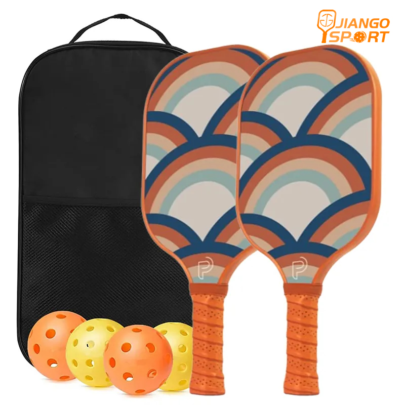 JiangSport PEAKPULE Classical Fiberglass Pickleball Paddle Set