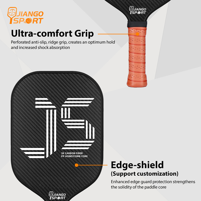 Attack 3K T700 Carbon Fiber PickleBall Paddle Set（16MM）