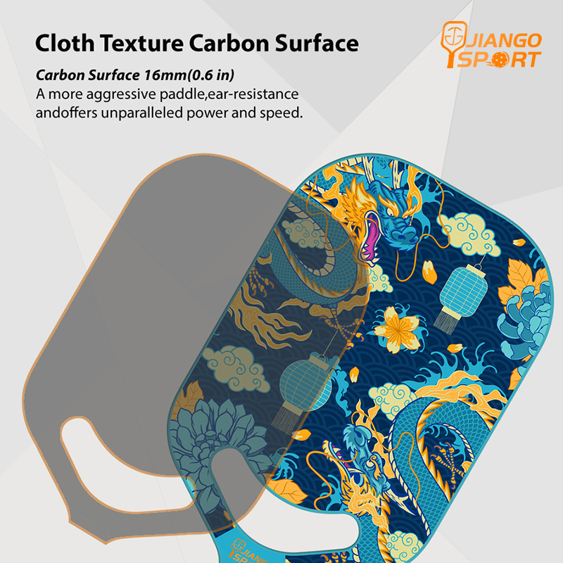 Thermoformed Unibody Pro Hollow T700 Carbon Fiber PickleBall Paddle