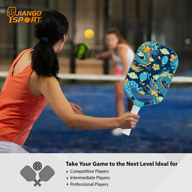 Thermoformed Unibody Pro Hollow T700 Carbon Fiber PickleBall Paddle