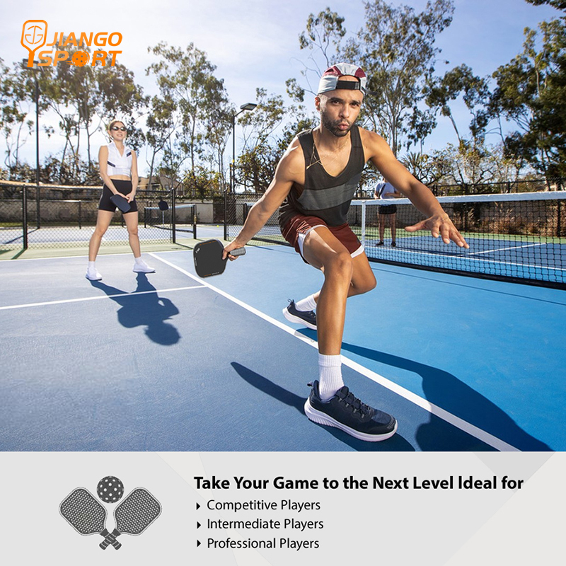 Elite Teflon T700 Carbon Fiber PickleBall Paddle （16MM）