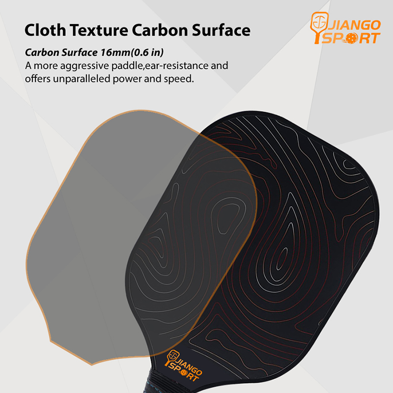 Elite T700 Carbon Fiber HBX8.8 PickleBall Paddle -JiangoSport