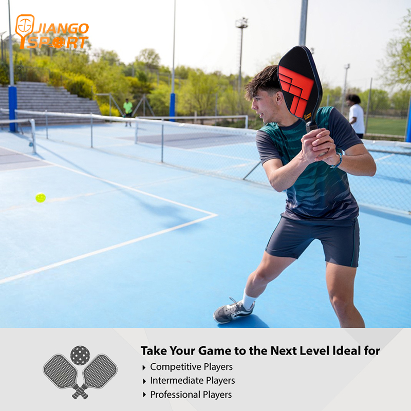 Elite T700 Carbon Fiber Pickleball Paddle Set – 16MM Thick, Lightweight, and Durable-JiangoSport