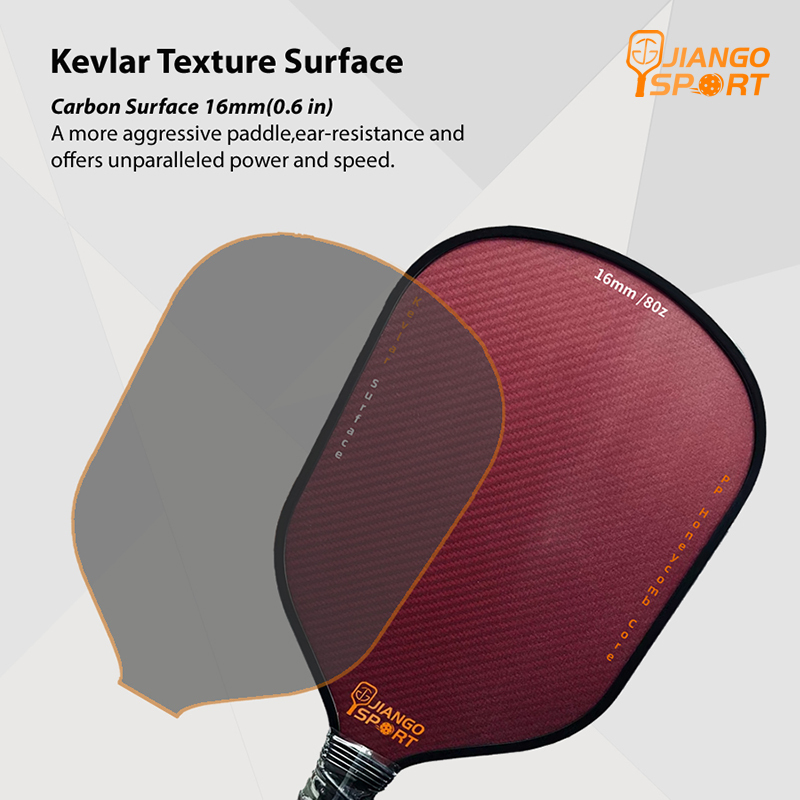 JiangoSport's Elite Kevlar Series  Carbon Fiber PickleBall Paddle