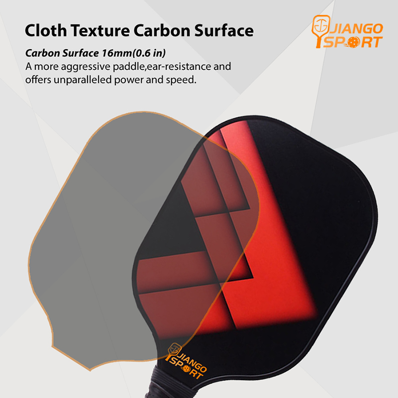Elite T700 Carbon Fiber PickleBall Paddle (16MM)-JiangoSport