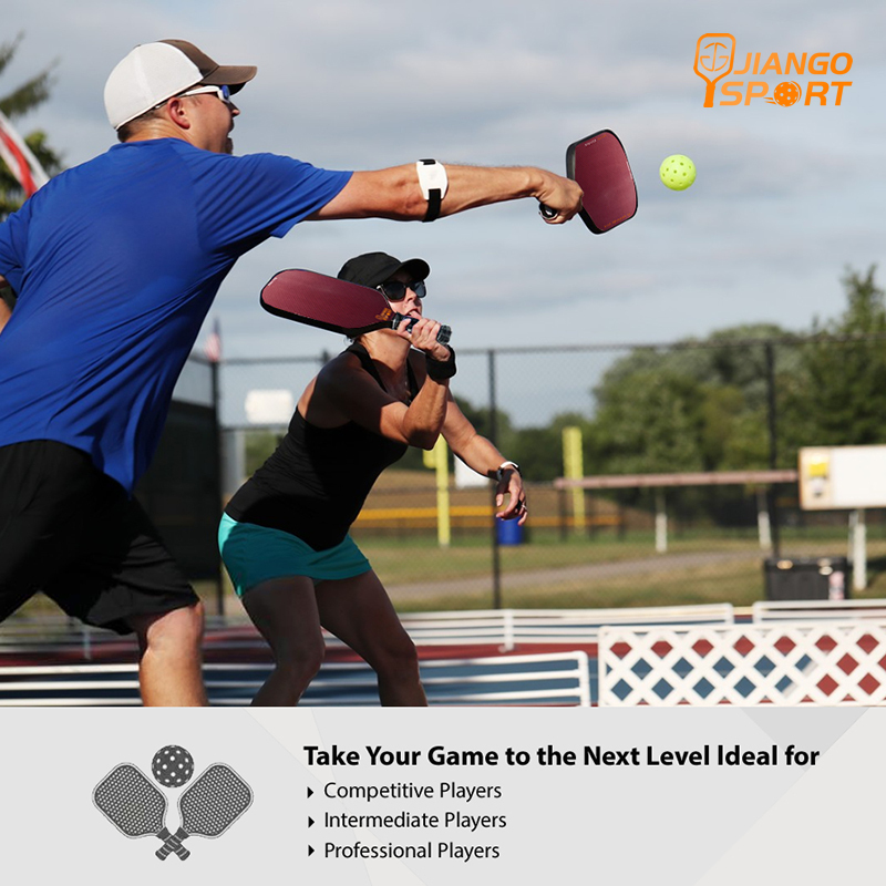 JiangoSport's Elite Kevlar Series  Carbon Fiber PickleBall Paddle