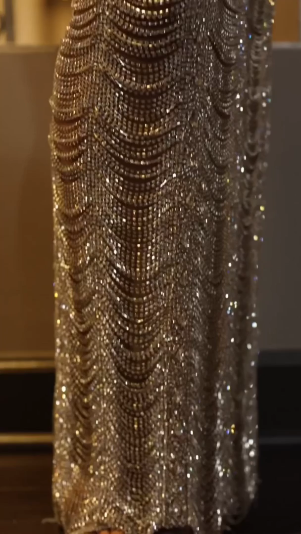 The Pink Barbie - 2026 Luxury Pink Crystal Illusion Mermaid Gown: Strapless Sweetheart with Sheer Bodice, Scalloped Beadwork & Floor-Length Silhouette