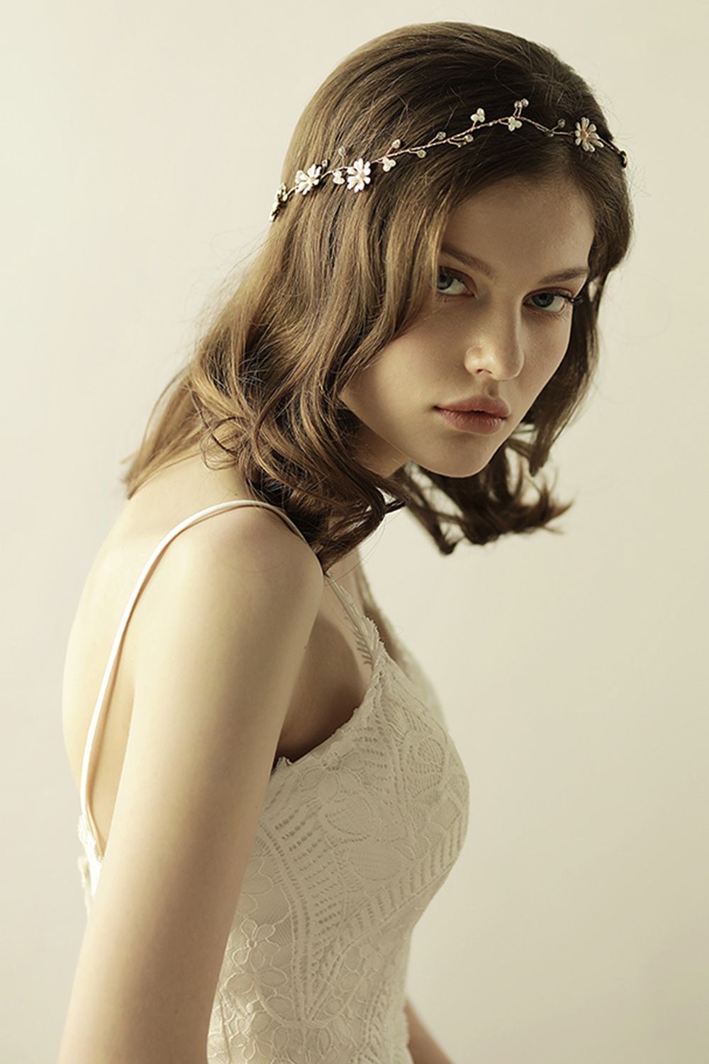BMbridal Floral Alloy Party Headbands Headpiece with Rhinestone-BMbridal