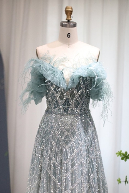 Bmbridal A-Line Sweetheart Floor-Length Sleeveless Strapless Prom Dresses with Appliques