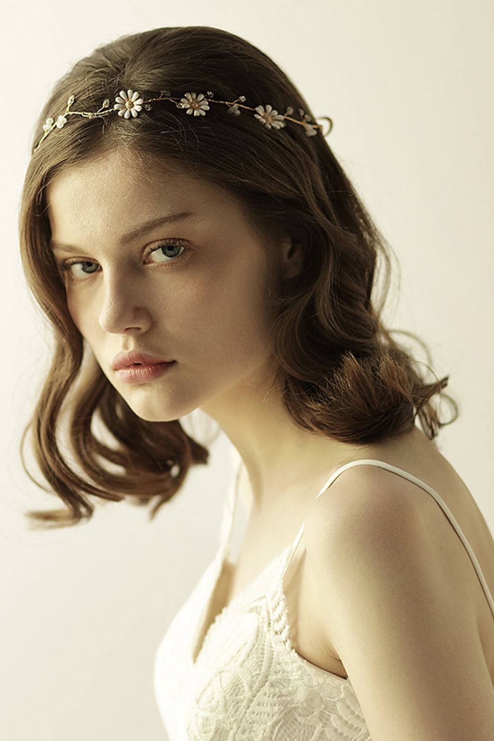 BMbridal Floral Alloy Party Headbands Headpiece with Rhinestone-BMbridal