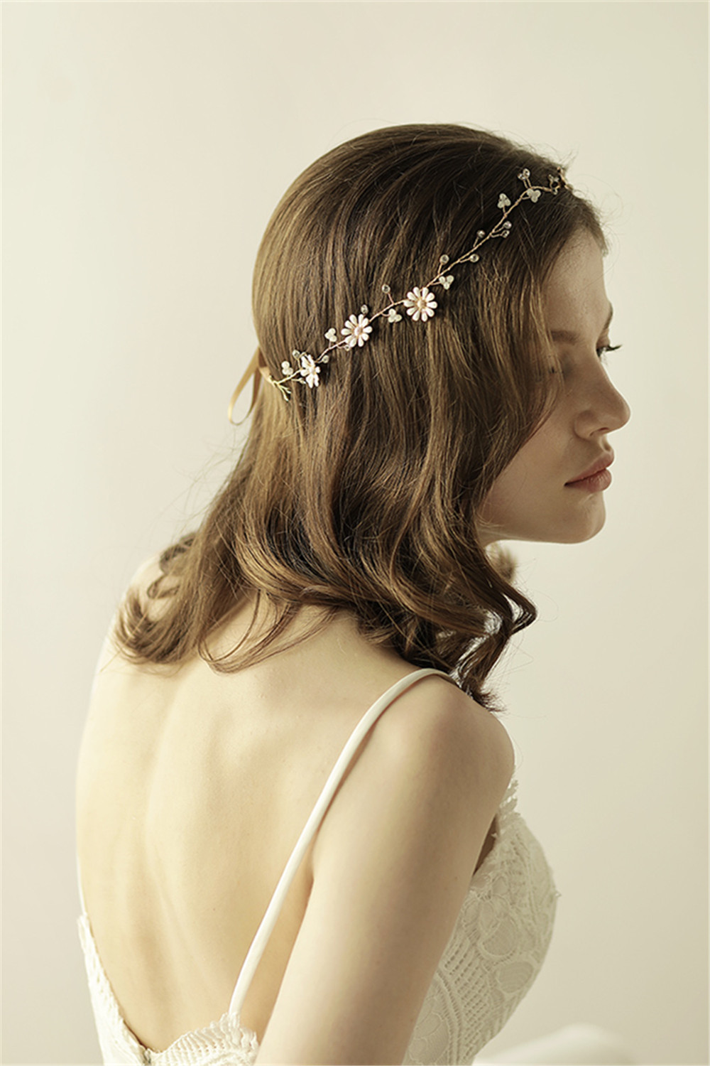 BMbridal Floral Alloy Party Headbands Headpiece with Rhinestone-BMbridal
