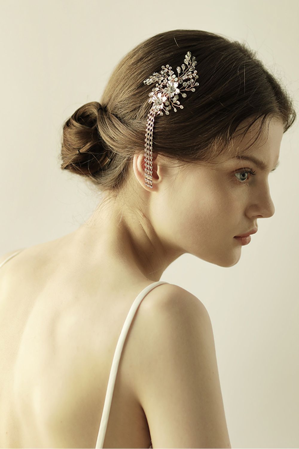 BMbridal Beautiful Alloy Special Occasion Hairpins Headpiece with Rhinestone-BMbridal