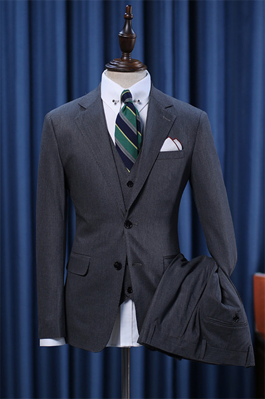 New Arrival Dark Gray Chic Formal Business Suits-BMbridal
