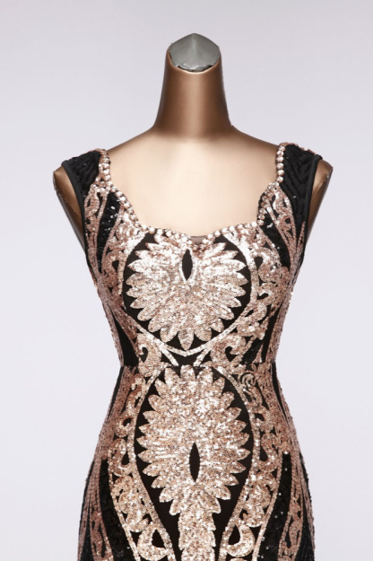 BMbridal Gorgeous Sequined Square-Neck Mermaid Prom Dresses Sleeveless Online
