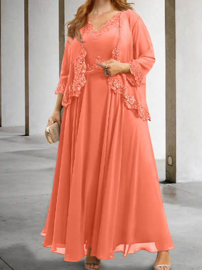 Mother of the Bride A-Line/Princess Dresses Featuring Applique & Sequins