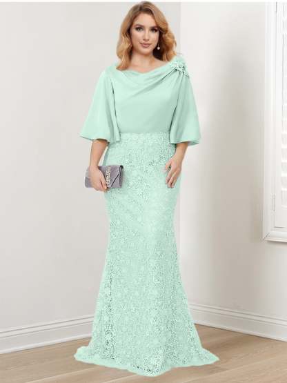 Mother of the Bride Trumpet/Mermaid Dresses Featuring Applique