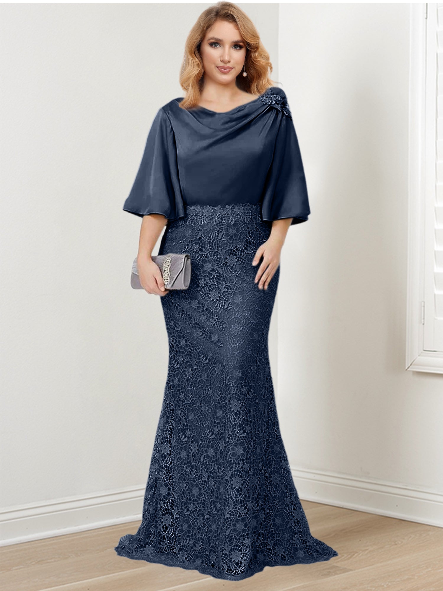 Mother of the Bride Trumpet/Mermaid Dresses Featuring Applique